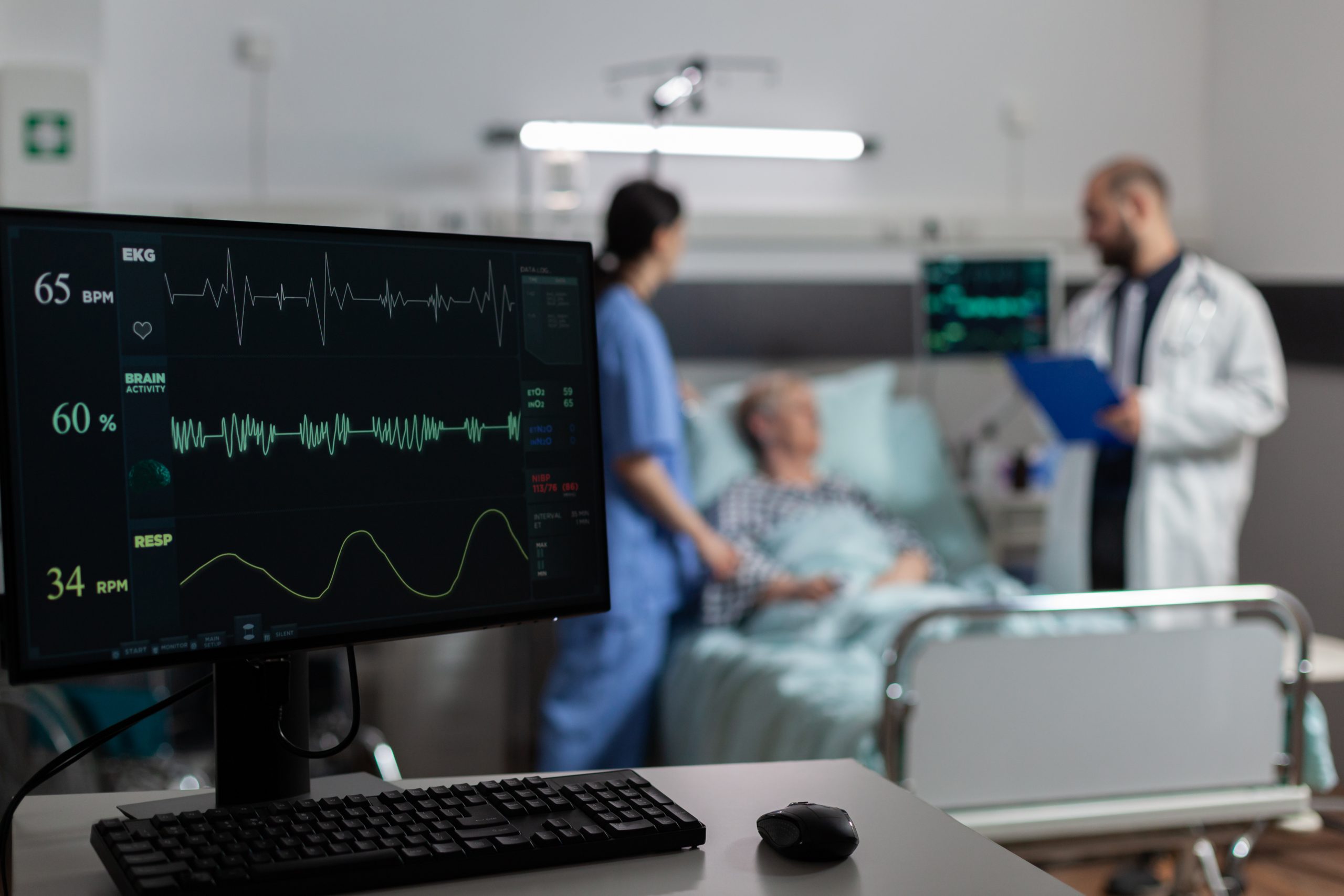¿Cómo se lee un monitor de pacientes?