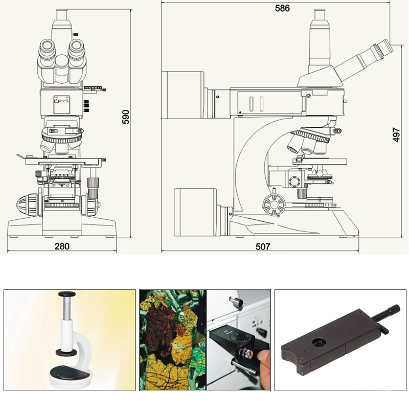 Microscopio Metalúrgico YR0256 – 1