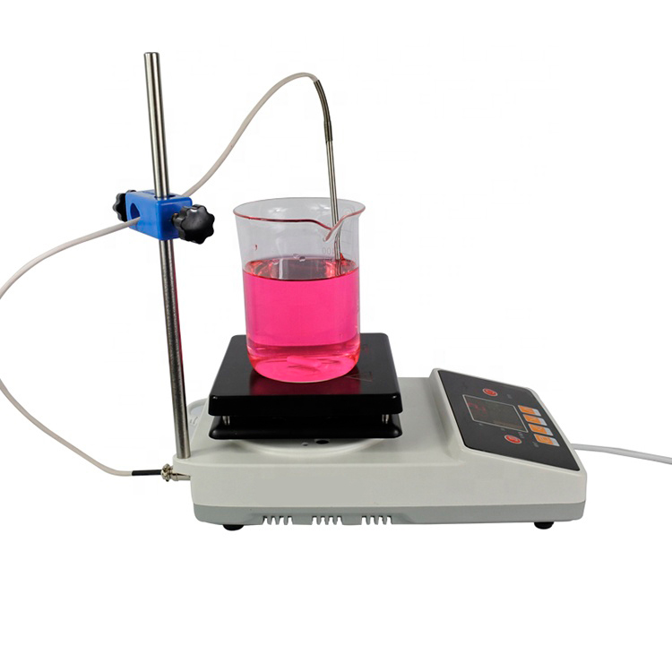 Mini Agitador Magnético de Placa Calefactora de Laboratorio Digital (Hot Plate) YR02941 – 1
