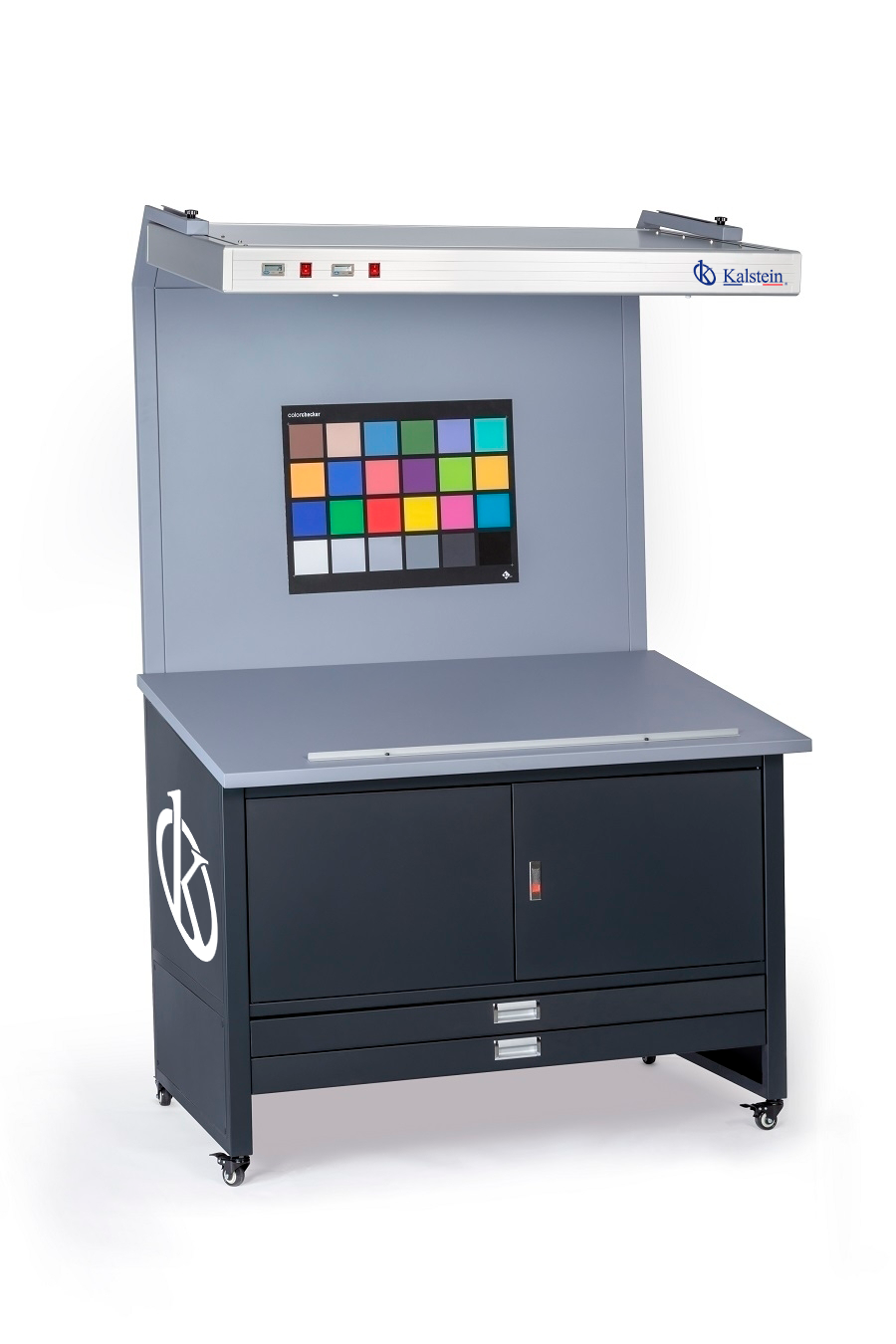 Caja de luz de estación de prueba de color con armarios y cajones YR05548 // YR05550