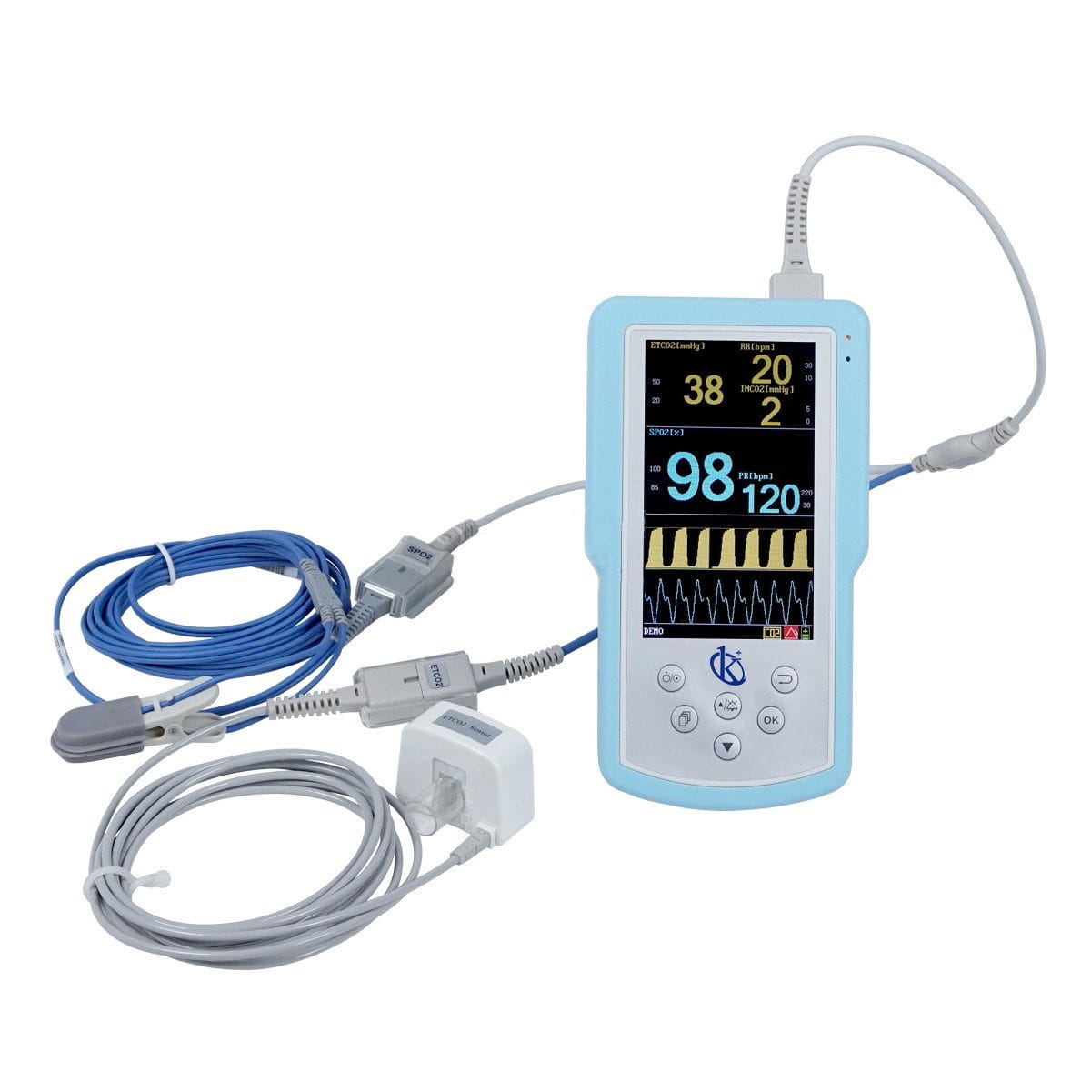 Capnógrafo Veterinario Portátil y Monitor de SpO2 YR06108 - YR06109 – 1